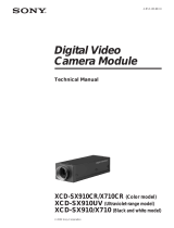 Sony XCD-SX910CR User manual