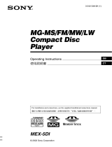 Sony MEX-5DI User manual