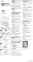 Sony XDR-S55DAB User manual
