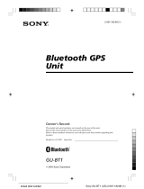 Sony GU-BT1 User manual
