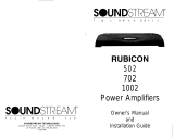 Soundstream 1002 User manual