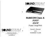 Soundstream Rubicon A Renoir User manual