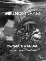 Soundstream SMA2.480 User manual