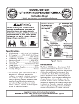 Grizzly SB1231 User manual