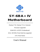 SOYO Motherboard SY-6BA+ IV User manual