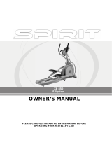 Spirit XE 850 User manual