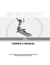 Spirit XE700 User manual