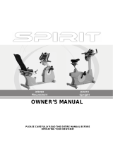 Spirit XR895 User manual