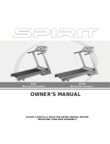 Spirit XT8 User manual