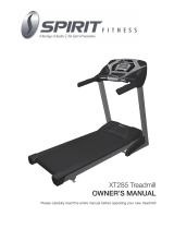 Spirit XT285 User manual