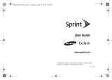 Sprint Nextel Exclaim Sprint User manual