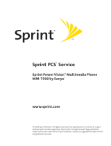 Sprint Nextel MM-7500 User manual
