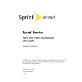 Sprint Nextel Treo 800w User manual