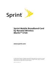 Sprint Nextel S720 User manual