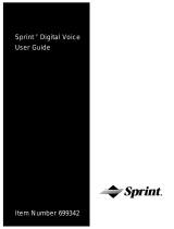 Sprint Nextel Microcassette Recorder 699342 User manual