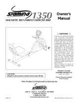 Stamina 1350 User manual