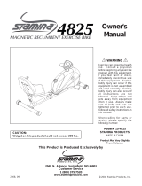 Stamina 4825 User manual