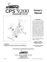 Stamina CPS 9200 Indoor Cycle 15-9200 User manual