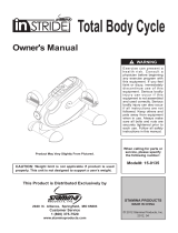 Stamina Products inStride Total Body Cycle User manual