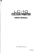 Star Micronics LC-10 User manual