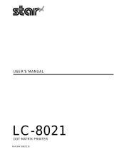 Star Micronics LC-8021 User manual