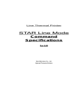 Star Micronics Line Thermal Printer User manual