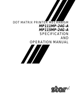 Star Micronics MP111MP-24G-A User manual