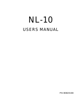 Star Micronics NL-10 User manual