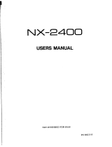 Star Micronics Multi-Font NX-2410 User manual