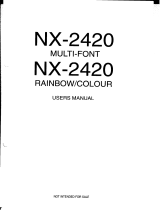 Star Micronics NX-2420 Rainbow User manual