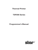 Star Micronics TSP200 User manual