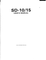 Star Micronics SG-15 User manual