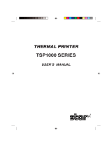 Star Micronics TSP1000 Series User manual