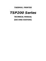 Star Micronics TSP200 Series User manual
