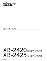 Star Micronics XB-2425 User manual