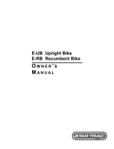 Star Trac E-UB User manual