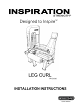Star Trac INSPIRATION STRENGTH LEG CURL IP-S1315 User manual