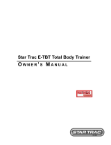 Star Trac E-TBT User manual
