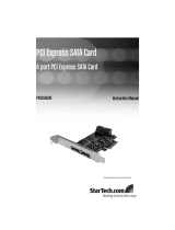 StarTech.com PEXSATA24E User manual