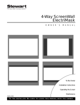 Stewart Filmscreen Corp 4-Way ScreenWall ElectriMask User manual