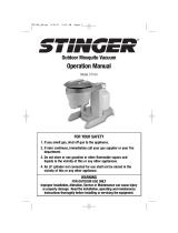 Stinger CT100 User manual