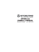 Stoelting OPTIMA 212 User manual