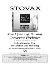 Stovax Open Log Burning Convector Fireboxes User manual