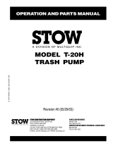 MQ Multiquip T-20H User manual