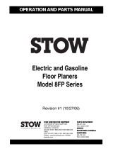 Stow Planer 8FP User manual