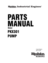 Subaru Robin Power Products PKX301 User manual