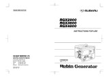 Subaru Robin Power Products RGX2900 User manual