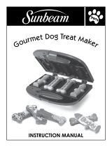 Sunbeam Gourmet Dog Treat Maker User manual