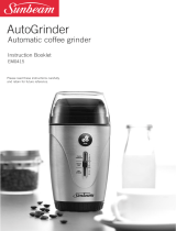 Sunbeam AutoGrinder EM0415 User manual