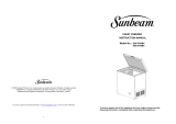 Sunbeam SBCF7WBX User manual